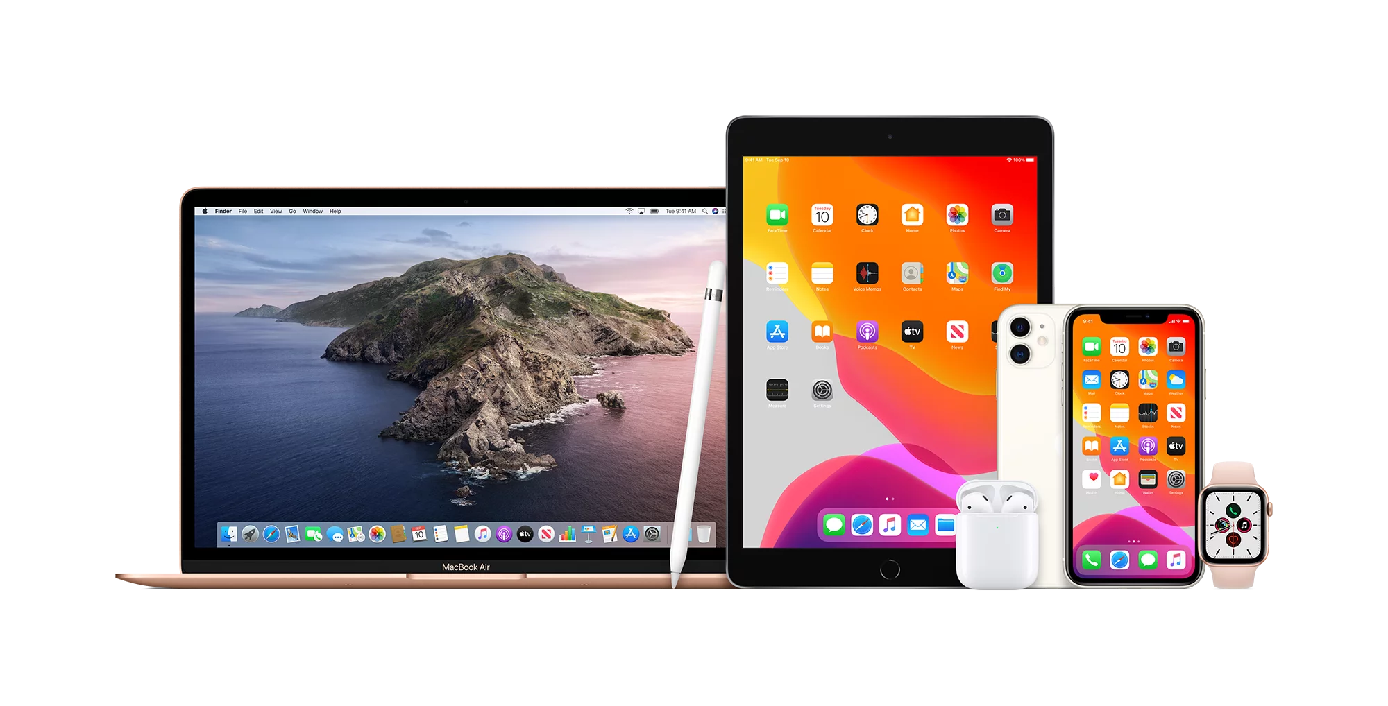 Produtos Apple em ambiente profissional